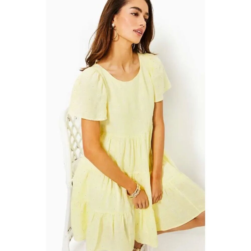 NWT LILLY PULITZER  Jocelyn Linen Dress, Small $218